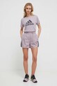 adidas pantaloncini IS3615 violetto SS24