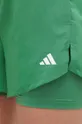 zöld adidas Performance edzős rövidnadrág