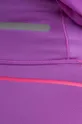 fioletowy adidas by Stella McCartney szorty treningowe TruePace