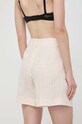 Ρούχα Σορτς από λινό Luisa Spagnoli 541086 μπεζ