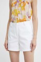 Luisa Spagnoli pantaloni scurti RUNWAY COLLECTION 541105. alb AA00