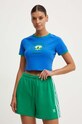 adidas Originals pantaloni scurti 3-Stripes French Terry verde IP0697