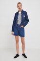 Джинсові шорти Tommy Hilfiger WW0WW41320 темно-синій SS24