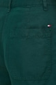 Tommy Hilfiger szorty z domieszką lnu zielony WW0WW41603