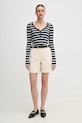 Шорты Tommy Hilfiger WW0WW42457 бежевый SS25