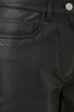 чёрный Кожаные шорты Samsoe Samsoe