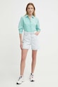 Rifľové krátke nohavice Tommy Hilfiger WW0WW41328 modrá SS24
