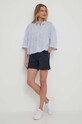 Къс панталон Pepe Jeans VANIA PL801094 тъмносин SS24