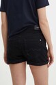 Odzież Pepe Jeans szorty jeansowe STRAIGHT SHORT HW PL801108XG8 czarny