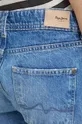 niebieski Pepe Jeans szorty jeansowe RELAXED SHORT MW