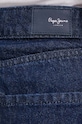 Τζιν σορτς Pepe Jeans A-LINE SHORT HW σκούρο μπλε PL801111CT8