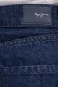 tmavomodrá Rifľové krátke nohavice Pepe Jeans