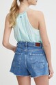 Îmbrăcăminte Pepe Jeans pantaloni scurti jeans A-LINE SHORT HW PL801111MP1 albastru