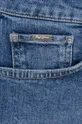 niebieski Pepe Jeans szorty jeansowe SKINNY SHORT HW