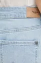modrá Rifľové krátke nohavice Pepe Jeans SKINNY SHORT HW