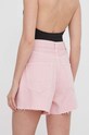 Одяг Джинсові шорти Pepe Jeans A-LINE SHORT UHW CLR PL801122 рожевий