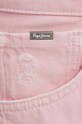 Джинсові шорти Pepe Jeans A-LINE SHORT UHW CLR рожевий PL801122
