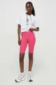 Kratke hlače Moschino Jeans roza