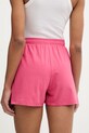 Дрехи BOSS къс панталон тип анцуг дамски от памук с еластан CI_Shorts CW 50515606 розов