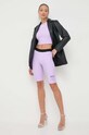 Versace Jeans Couture pantaloni scurti 76HAC1A6.J0128 violet SS24