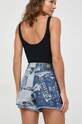 Odzież Versace Jeans Couture szorty jeansowe 76HAD54C.DW074SS0 niebieski