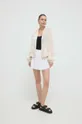 Sukňo-šortky Armani Exchange biela