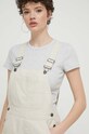 Billabong salopete din denim Sand Canyon bej ABJDS00148