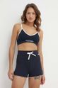 Homewear kratke hlače Tommy Hilfiger UW0UW05235 mornarsko plava SS24