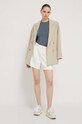 Abercrombie & Fitch pantaloni scurti KI149.4077.109 bej SS24