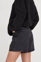 Îmbrăcăminte Abercrombie & Fitch pantaloni scurti jeans KI149.4092.975 negru