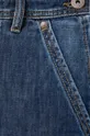 sötétkék Weekend Max Mara vászonkeverék rövidnadrág