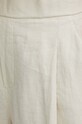 United Colors of Benetton szorty lniane 4AGHD900D beżowy
