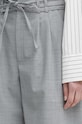 Šortky z vlněné směsi Alohas šedá R100511