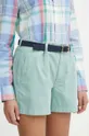 zelena Pamučne kratke hlače Polo Ralph Lauren Ženski