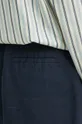 sötétkék Sisley vászon rövidnadrág