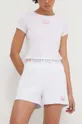 bela Kratke hlače EA7 Emporio Armani Ženski