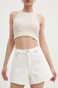 Abercrombie & Fitch pantaloni scurti jeans jeans bej KI149.4034.178