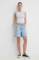 Abercrombie & Fitch pantaloni scurti jeans KI149.4049.280 albastru SS24