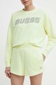 Guess szorty SKYLAR dzianina zielony V4GD09.K8802