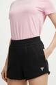 Guess szorty SKYLAR dzianina czarny V4GD09.K8802