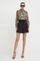 Marella szorty lniane 2413141012200 czarny SS24
