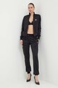 PLEIN SPORT dres PADC.WJJ0207.SJO002N czarny SS24