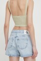 Odzież Calvin Klein Jeans szorty jeansowe J20J222802 niebieski