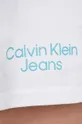 biały Calvin Klein Jeans szorty bawełniane