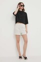 Хлопковые шорты Calvin Klein Jeans J20J223424 серый SS24