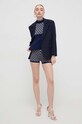 Guess pantaloni scurti W4GZ32.Z37K0 bleumarin SS24