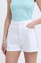bijela Traper kratke hlače Guess MANOLA Ženski