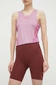 Columbia pantaloni scurti sport Boundless Trek tricotaj burgundia 2074471