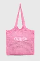 różowy Guess torba plażowa Damski