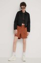 Dickies szorty bawełniane FISHERSVILLE DK0A4YRY brązowy SS24